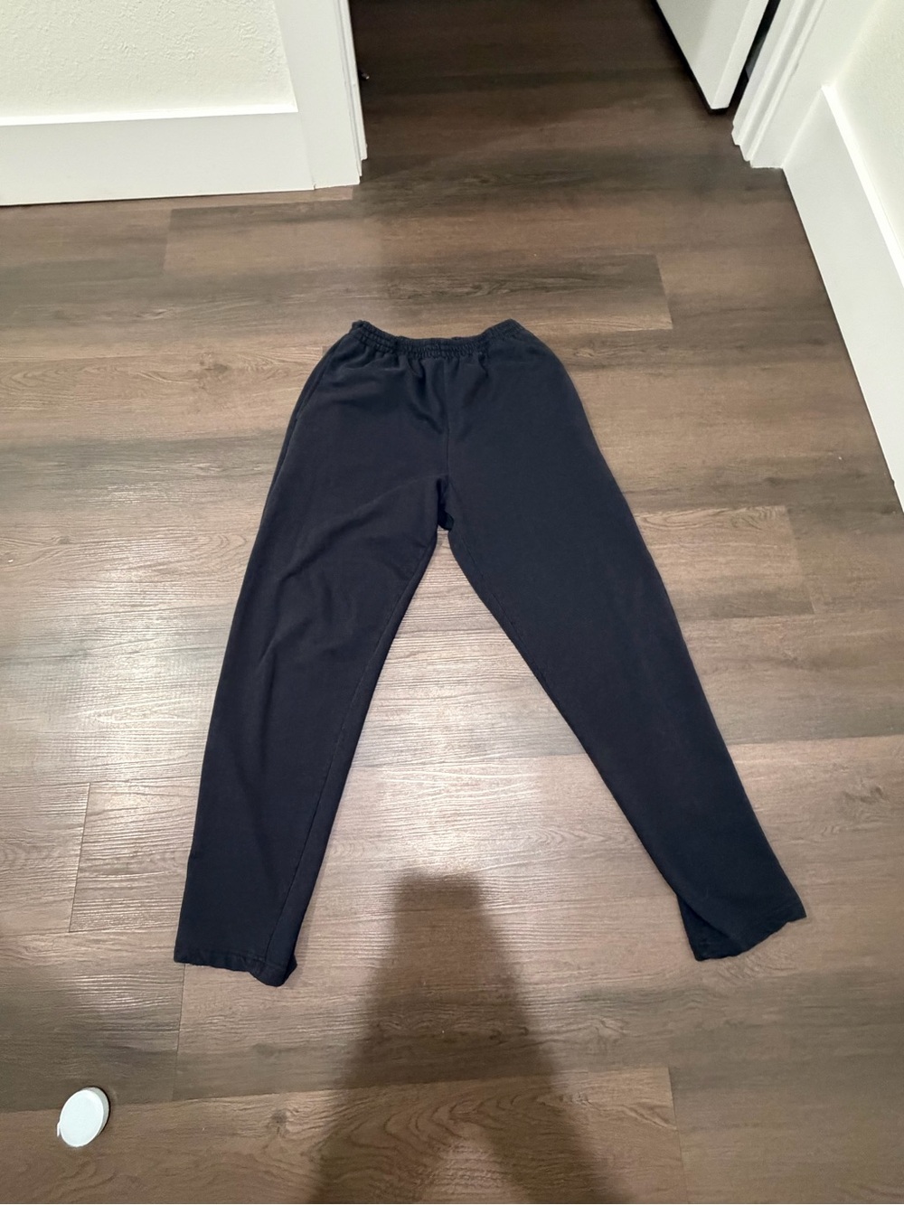 Vintage Lavon Sport Women’s Black Elastic-Waist Casual Pants
